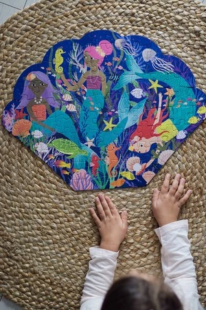 Mudpuppy Puzzle konturowe Zatoczka syren 75 elementów 5+