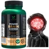 Lanco Nutritions POWER BRAIN COMBO - Nootropiki - Pamięć, koncentracja, energia i funkcje kognitywne - 60 kaps.