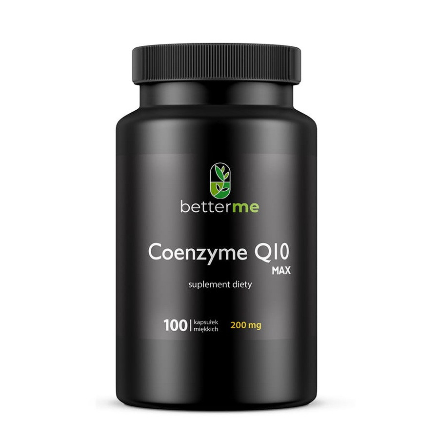 BETTERME Coenzyme Q10 MAX suplement diety 100 kaps. - Nabea.pl