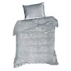 Komplet pościeli Flano 2, 220 x 200 cm, Srebrny