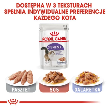 ROYAL CANIN Sterilised w sosie 85g