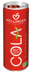NAPÓJ COLA BEZKOFEINOWY BIO 250 ml (PUSZKA) - HOLLINGER