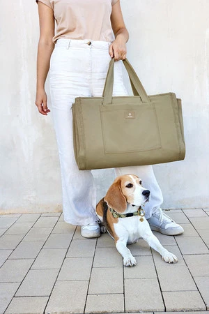 PALOPA Torba i mata dla psa 2w1 Nobo sage