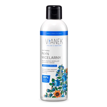 Vianek, Nawilżający płyn micelarny, 200 ml