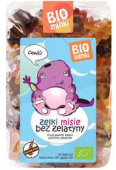 Biominki − Żelki misie bez żelatyny bezglutenowe BIO − 400 g