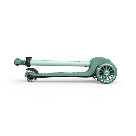SCOOTANDRIDE Highwaykick 3S Hulajnoga z systemem sterowania 2w1 i kółkami LED składana 3+ Forest