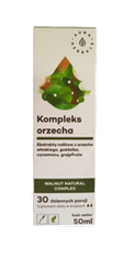 AuraHerbals-Orzech kompleks krople, Walnut natural Complex 50ml