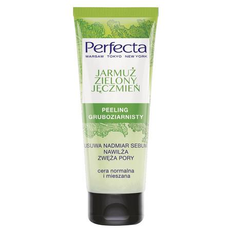 Perfecta Oczyszczanie Peeling gruboziarnisty Jarmuż i Zielony Jęczmień  75ml