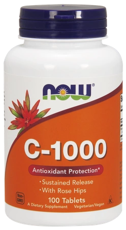 Witamina C 1000 mg o przedłużonym uwalnianiu (100 tabl.)