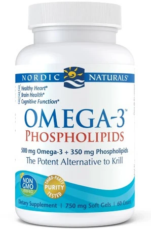 Nordic Naturals Omega-3 kwasy EPA i DHA Phospholipids 60 kaps.