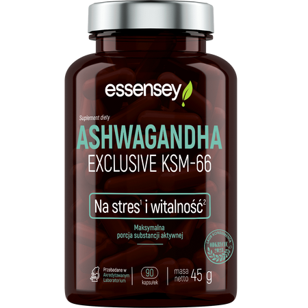 ESSENSEY ASHWAGANDHA EXCLUSIVE KSM-66 90 kap