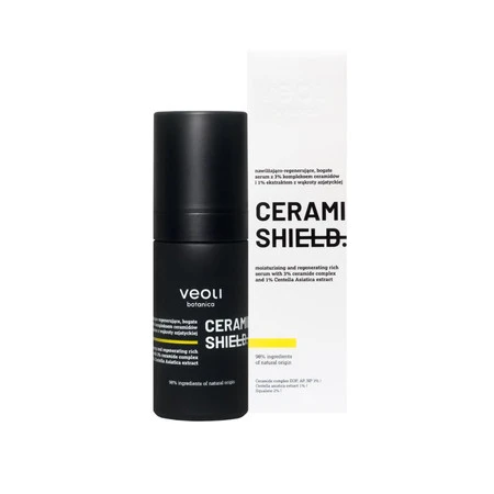 Ceramide Shield nawilżająco-regenerujące bogate serum z 3% kompleksem ceramidów i 1% ekstraktem z wąkroty azjatyckiej 30ml