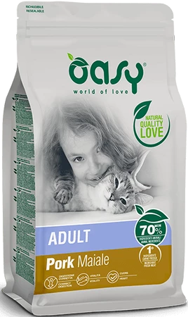 OASY Cat ADULT Pork Wieprzowina 300g