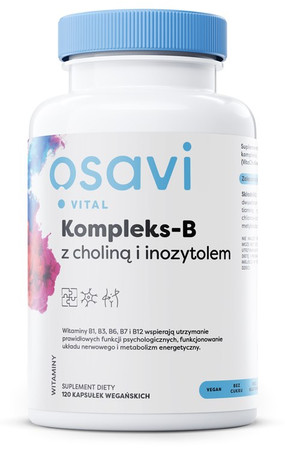 OSAVI Kompleks-B z choliną i inozytolem 120 kaps.