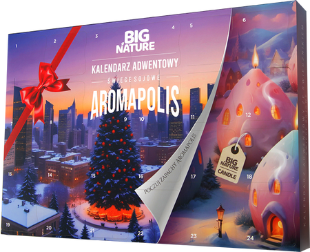 Big nature Kalendarz Adwentowy ze świeczkami Aromapolis 240g