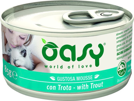 OASY Cat Caprice Mousse Kot Trout Pstrąg 85g