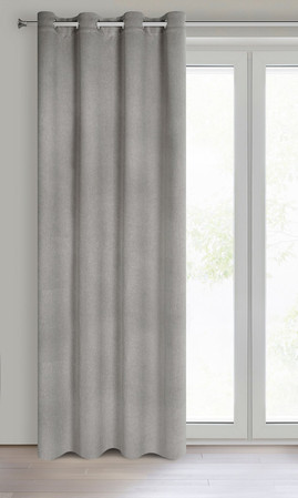 ZASŁONA GOTOWA AMARO 140 X 250 CM SZAROBEŻOWY