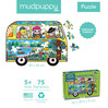 Mudpuppy Puzzle konturowe Van podróżniczy 75 elementów 5+