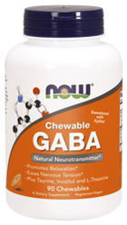 Now Foods GABA 250MG 90 tabletek do ssania