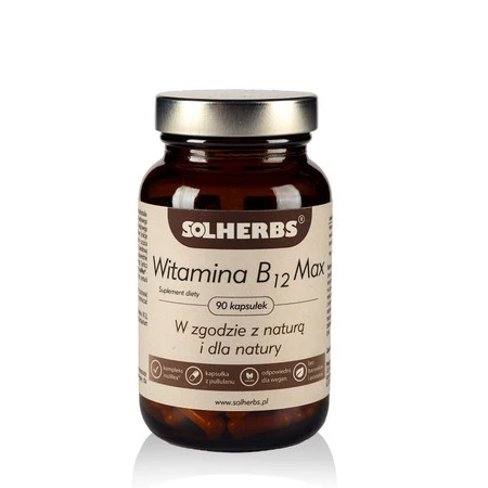 SOLHERBS Witamina B12 Max 60 kaps.