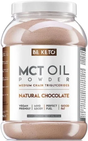 BeKeto Olej MCT w Proszku – Naturalna Czekolada 800g