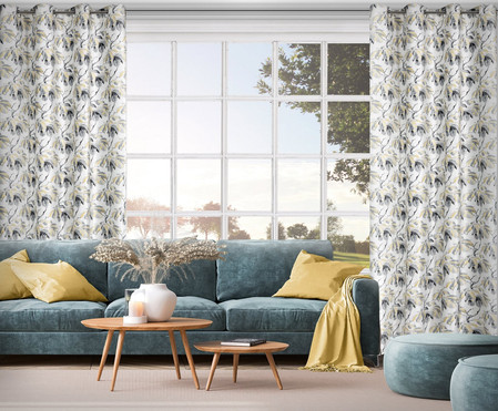 ZASŁONA GOTOWA MELISA 140 X 250 CM BIAŁY