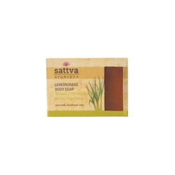 Zestaw 2x Mydło w kostce do ciała trawa cytrynowa  125 g - SATTVA