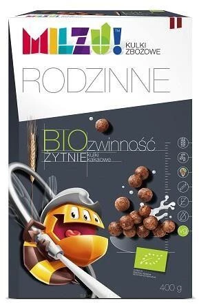 Płatki żytnio-owsiane kulki kakaowe BIO 400g