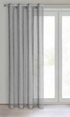 FIRANA GOTOWA AIDEN 140 X 250 CM SREBRNY