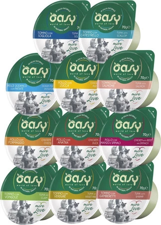OASY Cat More Love Cup Tuńczyk z Łososiem 70g