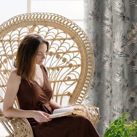 ZASŁONA GOTOWA GLORIA2 140 X 250 CM STALOWY