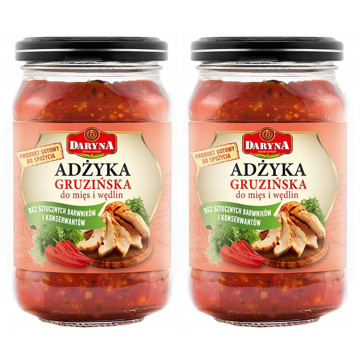 Zestaw 2x Daryna − Adżyka gruzińska do mięs i wędlin 212 g - Nabea.pl