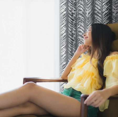 ZASŁONA GOTOWA SARA 140 X 250 CM STALOWY