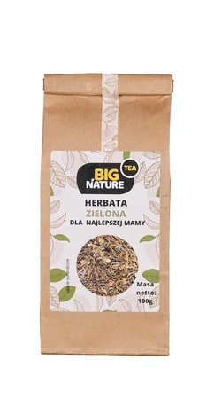 Big Nature Herbata Zielona dla najlepszej mamy 100 g