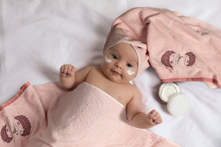 Ręcznik Dziecięcy Baby68 100 x 100 cm, Różowy