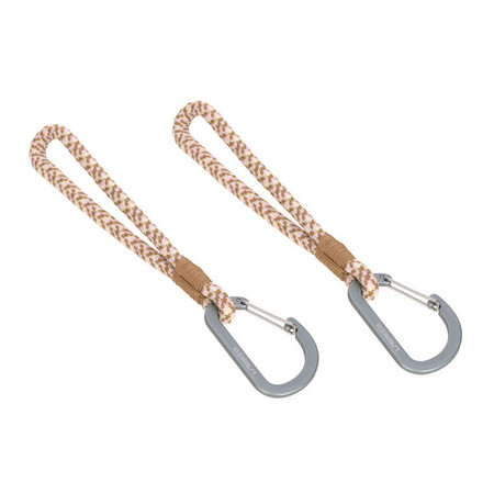 Lassig Casual Label Uniwersalne sznurkowe zaczepy do torby do wózka 2 szt. camel vanilia