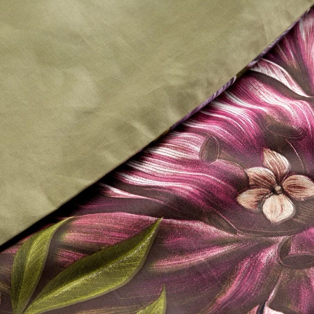 Komplet pościeli satynowej Nika 45, 220 x 200 cm, Oliwkowy