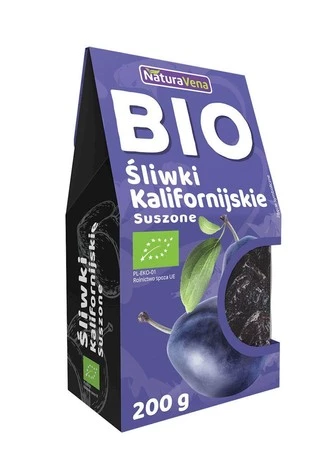NATURAVENA ŚLIWKI KALIFORNIJSKIE BIO 200 g