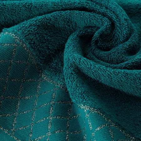 Ręcznik Layla (06), 30 x 50 cm, Ciemnoturkusowy