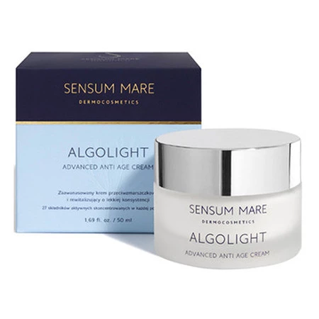 Sensum Mare − Algolight, zaawansowany krem rewitalizujący i przeciwzmarszczkowy − 50 ml