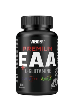 Weider Premium EAA + L-Glutamine Aminokwasy EAA + L-Glutamina 180 kaps.
