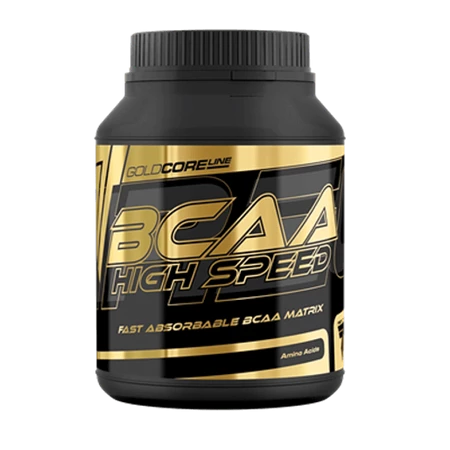 Trec GOLD CORE LINE BCAA HIGH SPEED Aminokwasy BCCA 600g smak owoce tropikalne