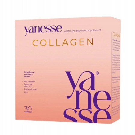 AronPharma Yanesse® Collagen 30 saszetek o smaku truskawkowo-malinowym
