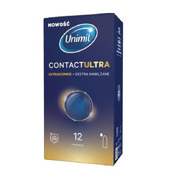Contact Ultra ultracienkie nawilżane prezerwatywy 12szt.