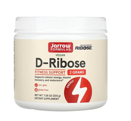 Jarrow Formulas D-Ribose - Ryboza w proszku 200 g