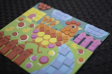 Janod Zestaw kreatywny Mozaika Zwierzęta 3+