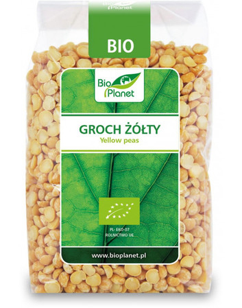 Bio Planet Groch żółty połówki 400g