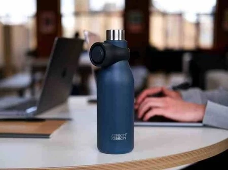 JJ - Butelka termiczna stalowa 500ml Loop™, niebie