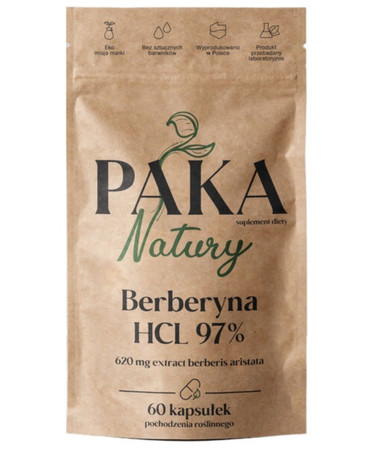 Paka Natury Berberyna HCL 97% 60 kaps.