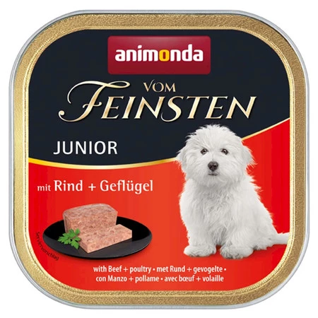 ANIMONDA Vom Feinsten JUNIOR Wołowina Drób 150g